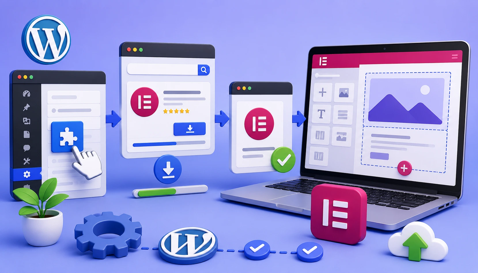 cara install elementor