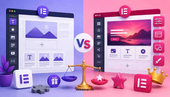 elementor free vs pro